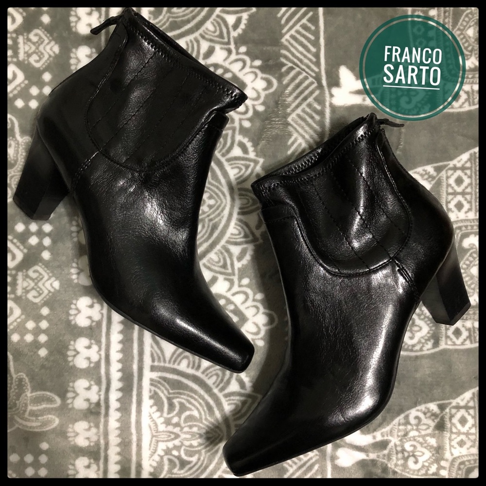 Franco Sarto Black Booties